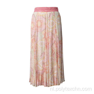 Vrouwelijke Boho Holiday Rayon rok Sun